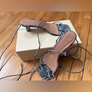 LOQ Roma Kitten Heel Strappy Sandals